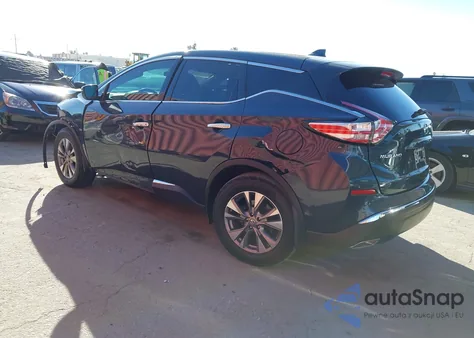 2017 Nissan Murano S z USA, uszkodzony, nr VIN 5N1AZ2MG0HN199199
